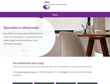Tablet Screenshot of lbio.nl